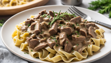 easy beef stroganoff slow cooker recipe rosemary