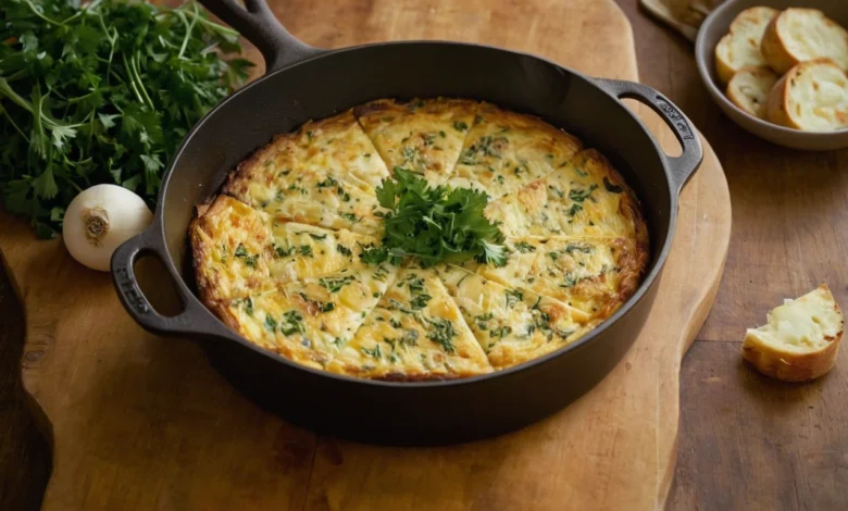 Turnips and Potatoes Frittata