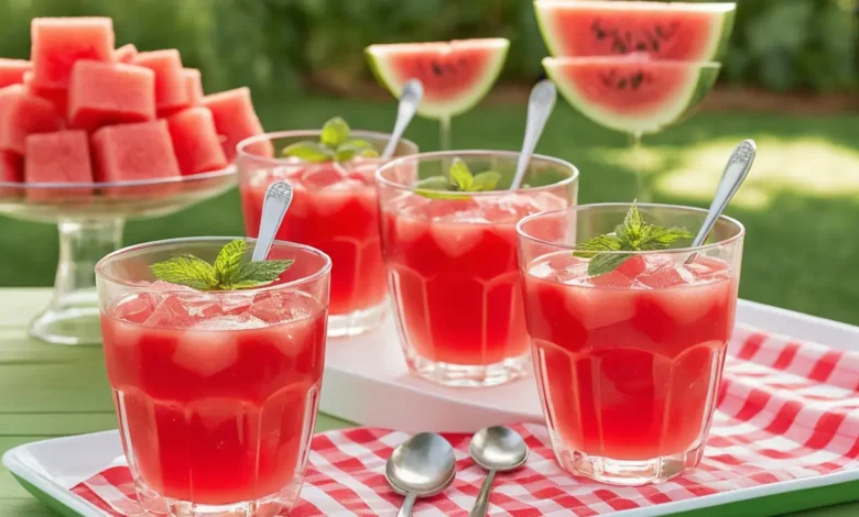 Watermelon Jello Recipe