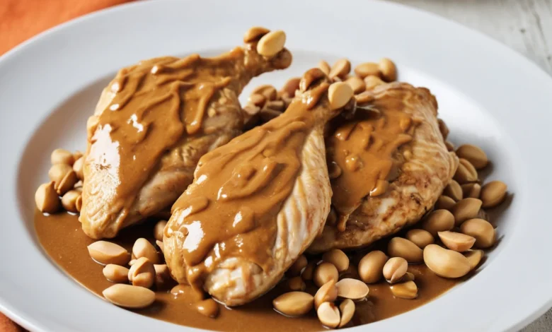 Chicken with Peanut Butter