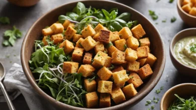 Crispy Vegan Croutons