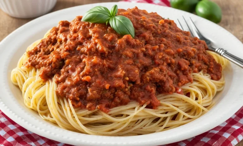 Spaghetti Meat Sauce