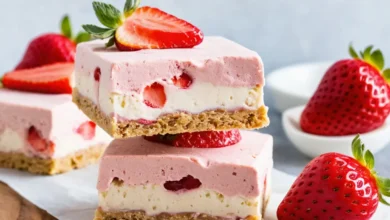 Strawberry Shortcake Ice Bars